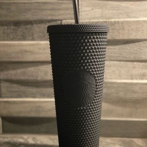 Starbucks matte black tumbler